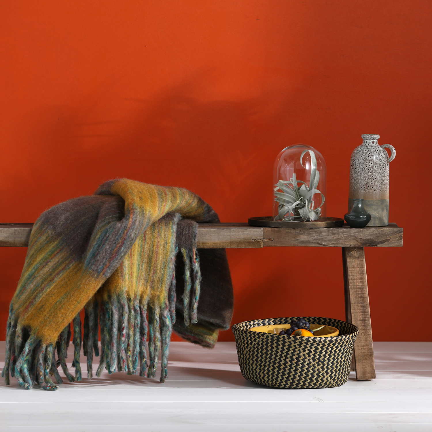 Damai Mali Plaid – Yellow