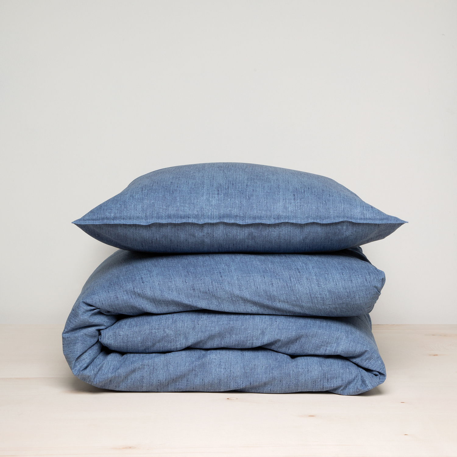 Damai Birk dekbedovertrek – ORGANIC katoen – denim