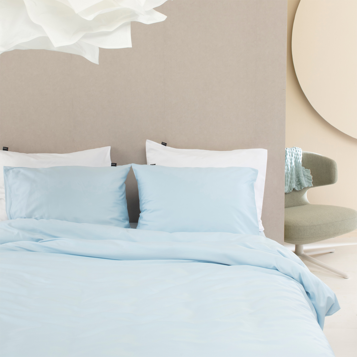 Damai Organic Satijn sky blue