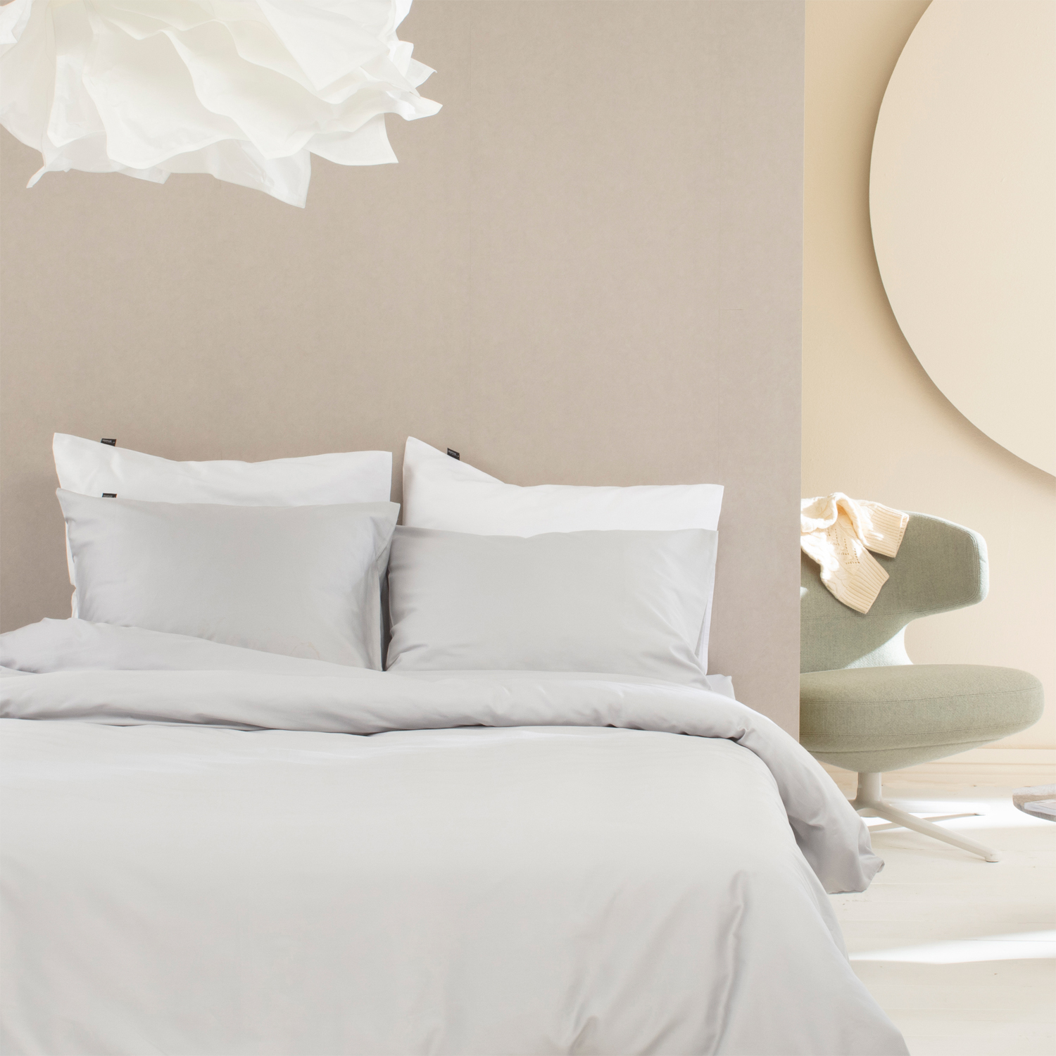 Damai Organic Satijn light grey